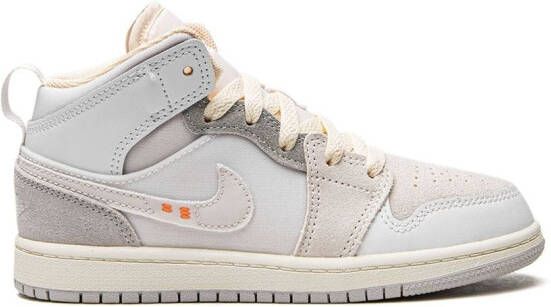 Jordan Kids Jordan 1 Mid SE Craft sneakers Wit