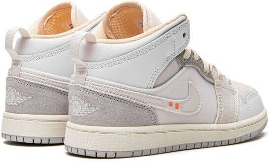 Jordan Kids Jordan 1 Mid SE Craft sneakers Wit