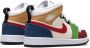 Jordan Kids Jordan 1 Mid SE sneakers met patchwork Wit - Thumbnail 3