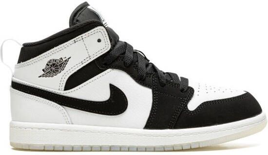 Jordan Kids Jordan 1 Mid SE "Diamond" sneakers Wit