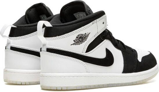 Jordan Kids Jordan 1 Mid SE "Diamond" sneakers Wit