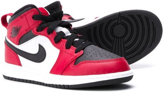 Jordan Kids Jordan 1 Mid sneakers Rood