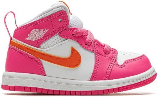 Jordan Kids Jordan 1 Mid sneakers Roze