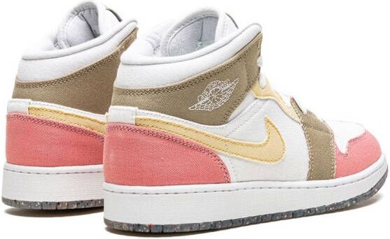 Jordan Kids Jordan 1 Mid sneakers Wit