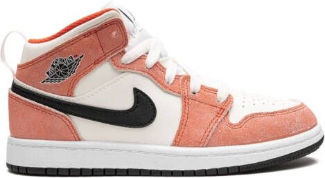 Jordan Kids Jordan 1 Mid sneakers Wit