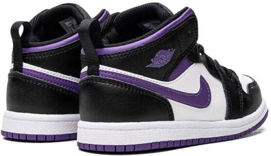 Jordan Kids Jordan 1 Mid sneakers Zwart