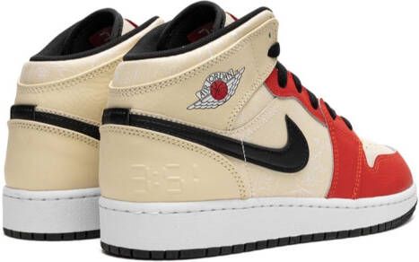 Jordan Kids "Jordan 1 Mid SS Dunk Contest '88 sneakers" Beige