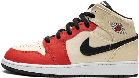 Jordan Kids "Jordan 1 Mid SS Dunk Contest '88 sneakers" Beige