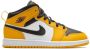 Jordan Kids Jordan 1 Mid 'Taxi' sneakers Geel - Thumbnail 2