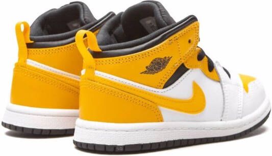 Jordan Kids Jordan 1 mid-top sneakers Geel