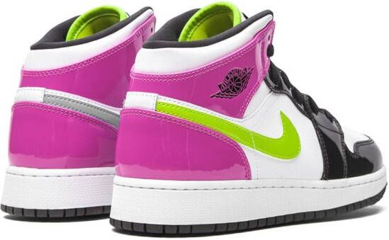 Jordan Kids Jordan 1 mid-top sneakers Wit