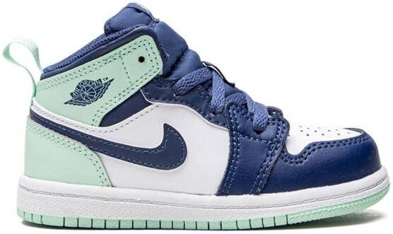 Jordan Kids Jordan 1 mid-top sneakers Wit