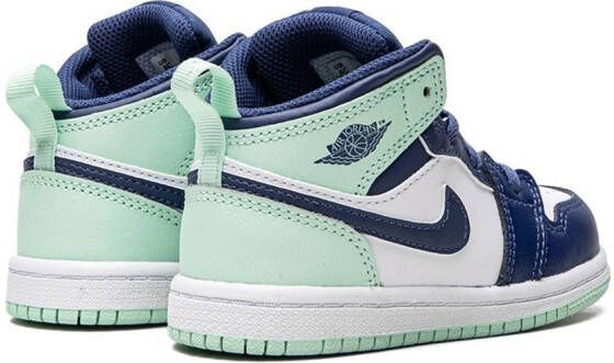 Jordan Kids Jordan 1 mid-top sneakers Wit