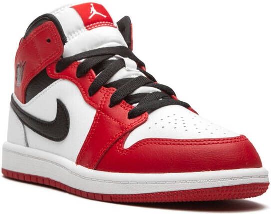 Jordan Kids Jordan 1 mid-top sneakers Wit