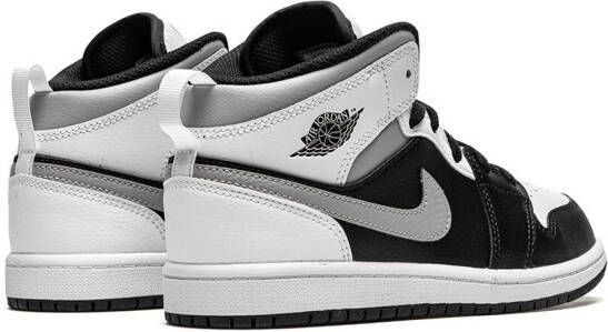 Jordan Kids Jordan 1 mid-top sneakers Zwart