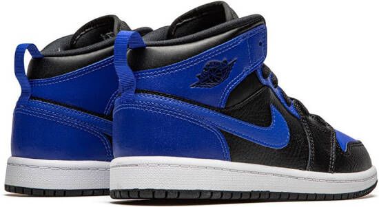 Jordan Kids Jordan 1 mid-top sneakers Zwart