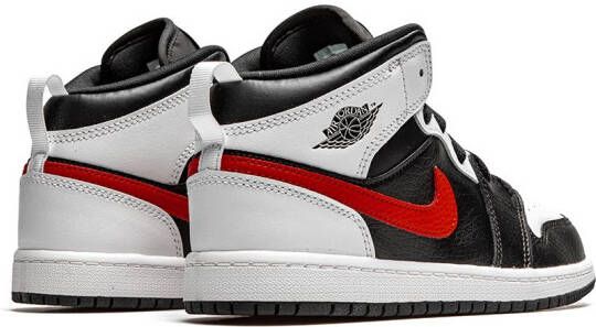 Jordan Kids Jordan 1 mid-top sneakers Zwart