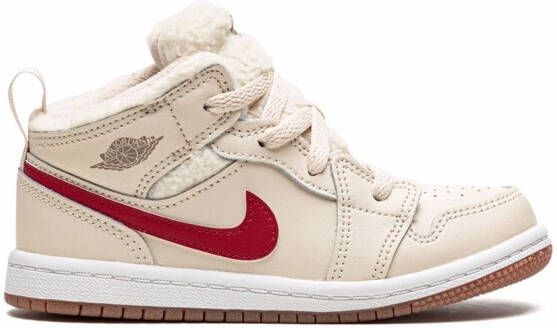 Jordan Kids Jordan 1 MID UTL sneakers Beige