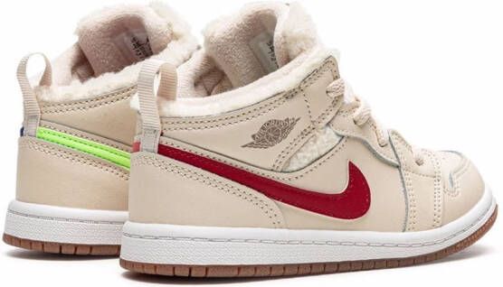 Jordan Kids Jordan 1 MID UTL sneakers Beige