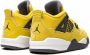 Jordan Kids Jordan 4 low-top sneakers Geel - Thumbnail 3