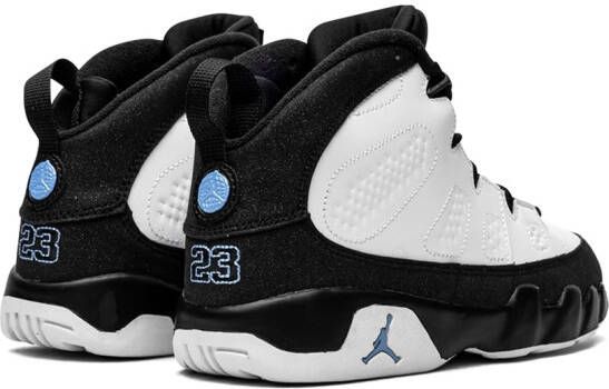 Jordan Kids "Jordan 9 Retro University Blue sneakers" Wit
