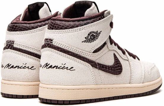Jordan Kids "x A Ma Maniére Air Jordan 1 High OG Airness sneakers" Beige