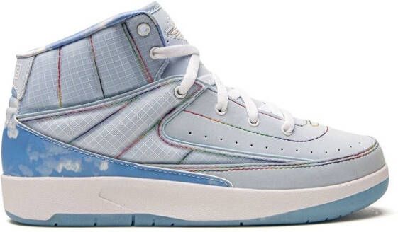 Jordan Kids x J Balvin Air Jordan 2 sneakers Blauw