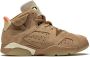 Jordan Kids "x Travis Scott Air Jordan 6 Retro British Khaki sneakers" Bruin - Thumbnail 2