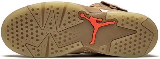 Jordan Kids "x Travis Scott Air Jordan 6 Retro British Khaki sneakers" Bruin