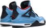 Jordan Nike x Travis Scott Air 4 Retro sneakers Blauw - Thumbnail 3