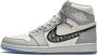 Jordan x Dior Air 1 high-top sneakers Wit - Thumbnail 5