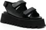 Junya Watanabe Sandalen met plateauzool Zwart - Thumbnail 2