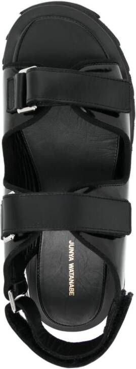 Junya Watanabe Sandalen met plateauzool Zwart