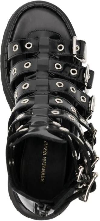 Junya Watanabe Sandalen met plateauzool Zwart