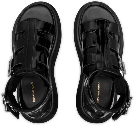 Junya Watanabe Sandalen met bandjes Zwart