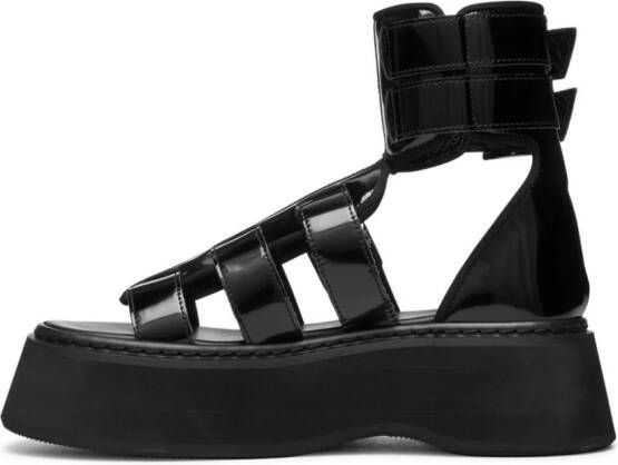 Junya Watanabe Sandalen met bandjes Zwart