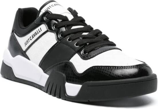 Just Cavalli Chunky sneakers met logo-reliëf Zwart