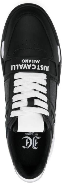 Just Cavalli Chunky sneakers met logoband Zwart