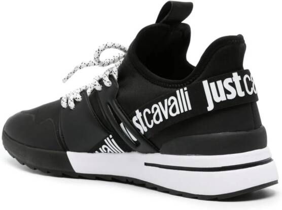 Just Cavalli Chunky sneakers met mesh Zwart