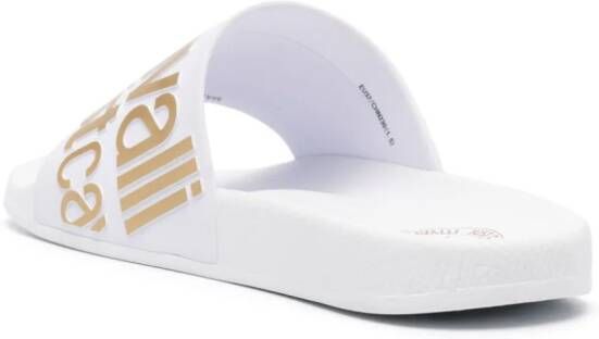 Just Cavalli Slippers met logo Wit