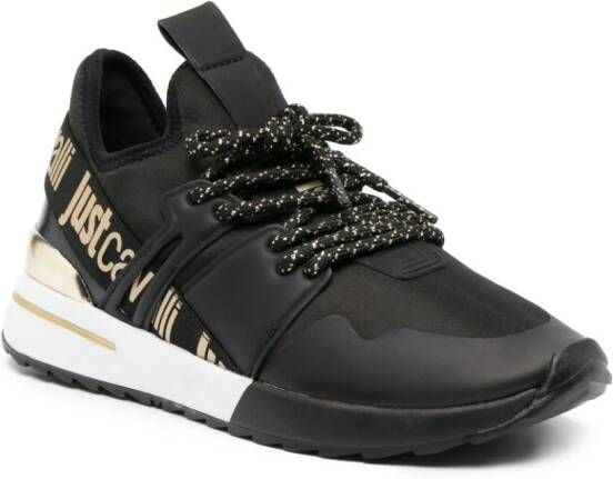 Just Cavalli Sneakers met logoprint Zwart