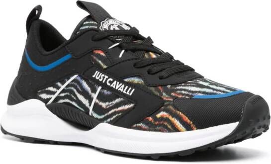 Just Cavalli Sneakers met tijgerprint Zwart