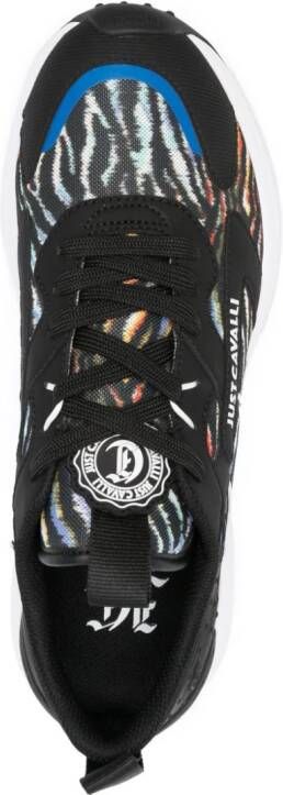 Just Cavalli Sneakers met tijgerprint Zwart