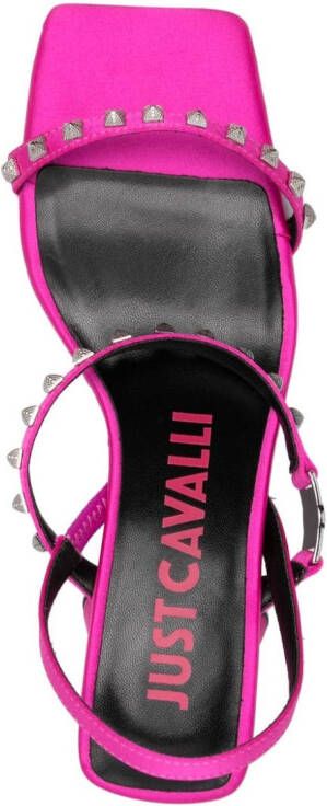 Just Cavalli Tita slingback sandalen Roze
