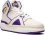 Just Don Courtside High leren sneakers Wit - Thumbnail 2