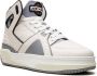 Just Don Courtside High leren sneakers Wit - Thumbnail 2