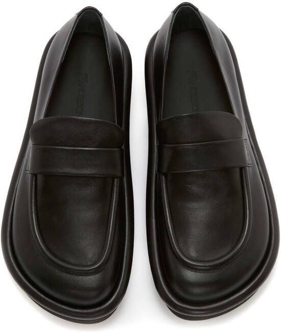 JW Anderson Bumper-Tube loafers met geribbelde zool Zwart