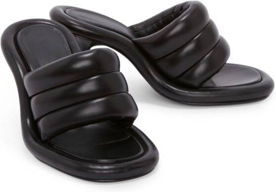 JW Anderson Bumper Tubular gewatteerde sandalen Zwart