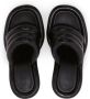 JW Anderson Bumper Tubular gewatteerde sandalen Zwart - Thumbnail 4