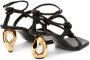 JW Anderson Sandalen met kettinghak Zwart - Thumbnail 3